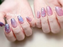 アリサネイル(ALISA NAIL)/紫陽花ネイル