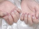 夏ネイル/ヌーディーネイル