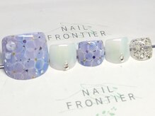 ネイルフロンティア 吉祥寺(NAIL FRONTIER)/Eキラキラあじさいネイル14980円