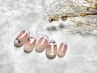 【ハンド】ニュアンスコース ¥9900 【初回ジェルオフ無料】