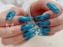 フロル(FLOR)/ハートパンチネイル/長さだし