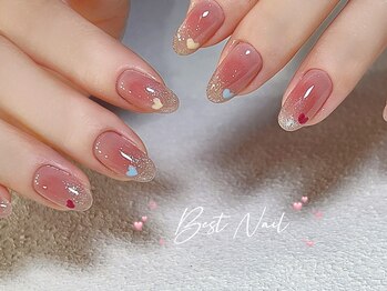 ベストネイル 渋谷109前店(Best Nail)/チーク/ハート/グラテーション