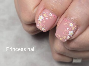 プリンセスネイル(Princess nail)/和風フラワー