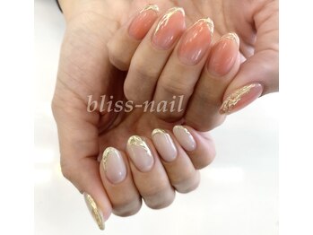 ブリスネイル(bliss-nail)/ミラーフレンチ