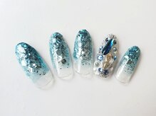 ビーケア 自由が丘店(B.care)/ストーン埋め尽くし￥6480