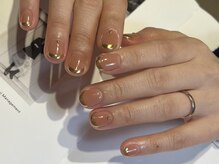 エピックベース(epic bace)/ミラーフレンチネイル