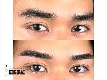 ケギライ アイブロウ 名古屋店(kegirai)/眉毛/メンズ/眉毛サロン/kegirai