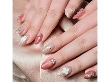 コスモス(cosmos)/猫ネイル