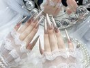 ロングネイル #派手ネイル