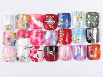 ネイルサロンアンドジュエリー アリュール(ALLURE)/フット定額デザイン