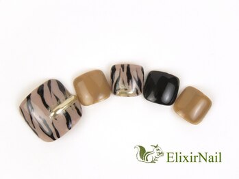 エリクサーネイル 心斎橋(Elixir Nail)/フット　やり放題／クーポン使用