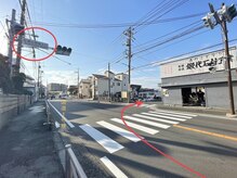 ランカ 茅ヶ崎辻堂(Ranka)/【道案内】松林小学校入口を右折