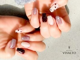 冬ネイル/シンプルアート