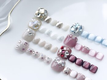 ベイビーズ ブレス(Baby's breath)の写真/【繊細なキラキラデザインが豊富】付替オフ無料/甘皮ケア付きで丁寧な施術♪デザイン￥6200～