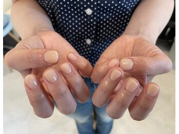 ホワイルアットネイル ハラジュク(while at nail HARAJUKU)/シンプルワンカラー