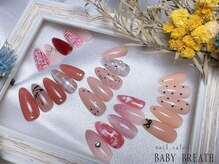 nail salon BABY BREATH【ネイルサロン　ベイビーブレス】/定額☆ガーリー冬デザイン　