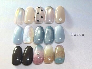 ハユン(hayun)の写真/《初回オフ無料》定額コースdesign 8,500円【最新トレンド★カラー変更OK】お得なオススメクーポンあり◎