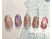 サニーサイド ウィズ マキア 茅ヶ崎店(Sunnyside with MAQUIA)/手描き　チューリップネイル