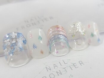 F虹あじさい雨傘14980円