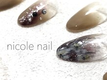 ニコルネイル(nicole nail)/H1134　Vintage　flower　￥9000