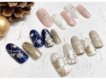 ネイルサロン 爪/クリスマスネイル