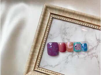 レイ(Lei)/トレンド ダルメシアンネイル