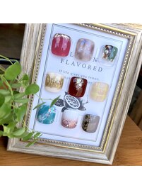 フットネイル親指アートサンプル