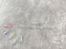 スリー(THREE)/June 2023/nail design