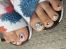 ハートホログラムnail