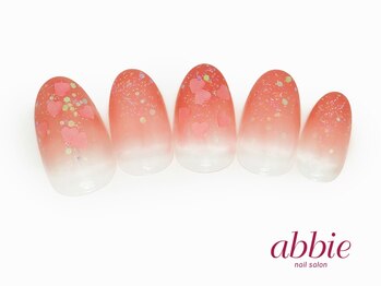 ネイルサロン アビー 宮益坂店(abbie)/ハートグラデ ¥8448
