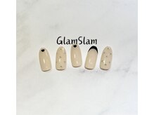 グラムスラム(GLAMSLAM)/シンプルハートネイル