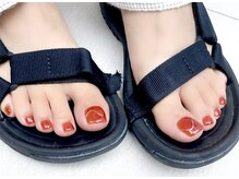 ネイルマジック 仙台一番町店(NAIL MAJIC)/ミラーアートフットネイル