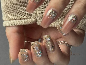 アイネイルズ 吉祥寺店(I nails)/キラキラマグネットホログラム
