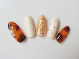 べっ甲ネイル￥6480