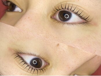 ラフィーユ うるま店(Lafille)の写真/前処理・中間・仕上げと、まつ毛のことを考え、高濃度トリートメントを使用したまつ毛パーマです！