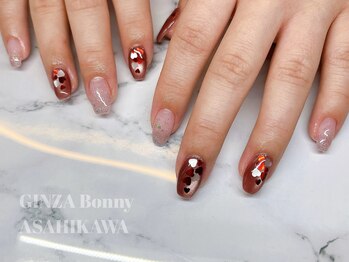 銀座ボニー 旭川店/バレンタインネイル