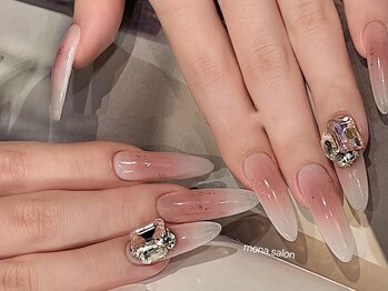 モナサロン(Mona salon)/チークネイル ピンク パラジェル