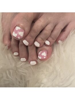 トータルサロン 白べぇーっ プラス/ハートネイル