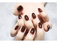 ディーエムジーネイル(DMG nail)/深みブラウンワンカラー