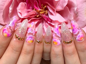 ネイルサロンラグジュアリー 梅田店(LUXURY)/フローラルフラワー