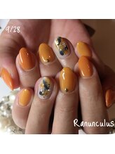 ラナンキュラス(Ranunculus)/パンプキンオレンジ☆