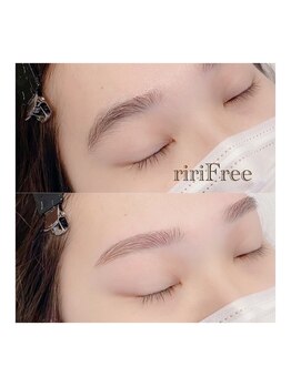 リリフリー(riri Free)/美眉WAX脱毛メイクレクチャー付