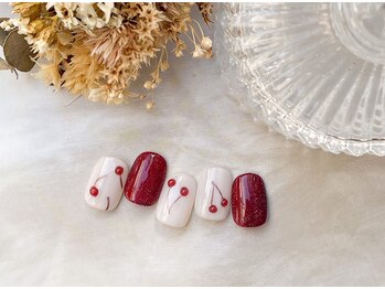 さくらんぼネイル