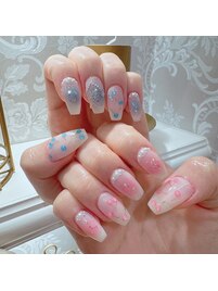 さくらんぼネイル