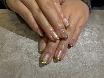 ガーデン ヘア&エステ&ネイル Garden/ミラーフレンチ