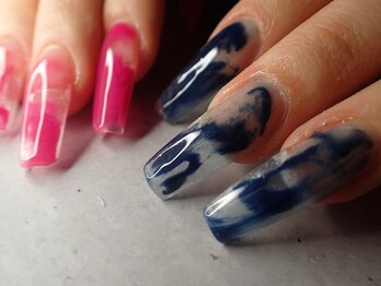 スカルプ研究所 バイ ネイルスミス(Nailsmith)/【Lサイズ】クリアマーブルNVPK