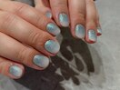 フラッシュネイル/春ネイル