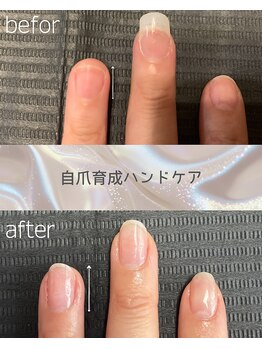 アプリココ(apricoco)の写真/自爪育成を叶える上質なウォーターケアで、理想の指先へ導く特別なサロン◎