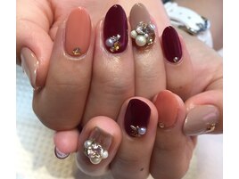 ～シンプルカラーネイル～