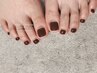 【foot nail】ワンカラー/グラデーション￥6500～ 